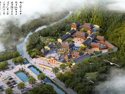 永泰资教寺总体建筑规划方案图